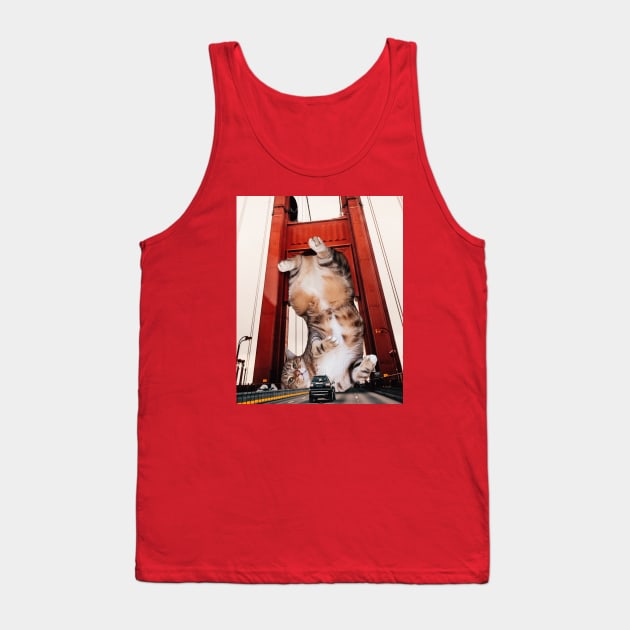 Golden Gate Bridge Tank Top by mrmattmccarthy